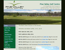 Tablet Screenshot of pinevalleygolfcourse.ca